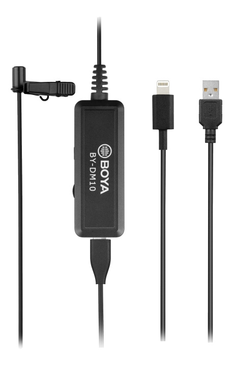 BOYA Lavalier microphone for iOS and PC i gruppen HJEMMEELEKTRONIK / Lyd & billede / Håndholdte mikrofoner hos TP E-commerce Nordic AB (C13939)