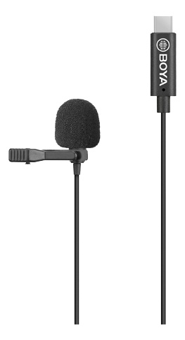 BOYA Lavalier Microphone for Android device i gruppen HJEMMEELEKTRONIK / Lyd & billede / Håndholdte mikrofoner hos TP E-commerce Nordic AB (C13942)