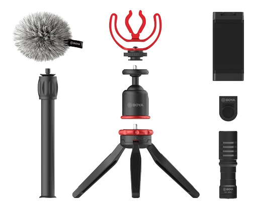 BOYA Vlogging Kit i gruppen HJEMMEELEKTRONIK / Lyd & billede / Håndholdte mikrofoner hos TP E-commerce Nordic AB (C13963)