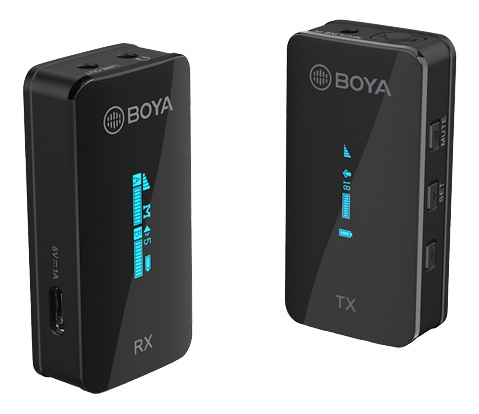 Boya Ultracompact 2.4GHz Dual-channel Wireless Microphone 1+1 i gruppen HJEMMEELEKTRONIK / Lyd & billede / Håndholdte mikrofoner hos TP E-commerce Nordic AB (C13983)