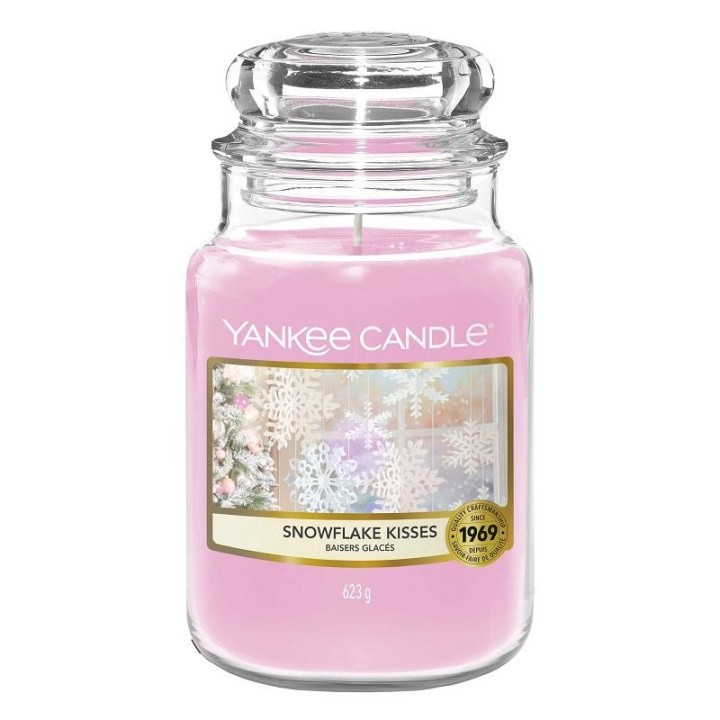Yankee Candle Classic Large Jar Snowflake Kisses 623g i gruppen SKØNHED & HELSE / Duft & Parfume / Øvrig duft / Duftlys hos TP E-commerce Nordic AB (C14038)