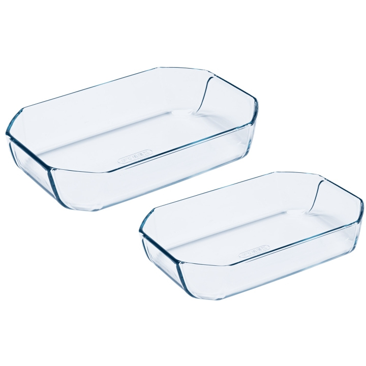 Pyrex Rekt. Glasform - 3,2L 2,6L 2se i gruppen HJEM, HUS & HAVE / Køkkenredskaber / Bageplader hos TP E-commerce Nordic AB (C14175)