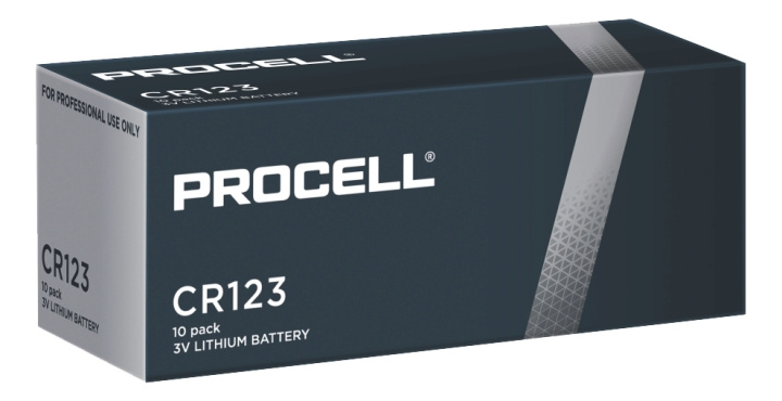 Procell High Power Lithium CR123, 10pcs i gruppen HJEMMEELEKTRONIK / Batterier og opladere / Batterier / Andet hos TP E-commerce Nordic AB (C14238)