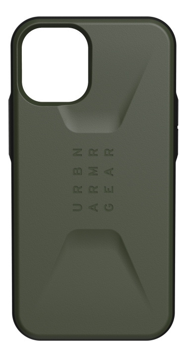 UAG iPhone 12 Mini Civilian Cover Olive i gruppen SMARTPHONES & TABLETS / Mobil Beskyttelse / Apple / iPhone 12 Mini / Cover hos TP E-commerce Nordic AB (C14337)