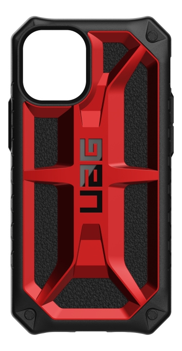 UAG iPhone 12 Mini Monarch Cover Crimson i gruppen SMARTPHONES & TABLETS / Mobil Beskyttelse / Apple / iPhone 12 Mini / Cover hos TP E-commerce Nordic AB (C14351)