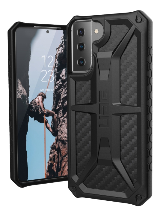 UAG Samsung Galaxy S21+, Monarch-Fodral, Kolfiber i gruppen SMARTPHONES & TABLETS / Mobil Beskyttelse / Samsung hos TP E-commerce Nordic AB (C14400)