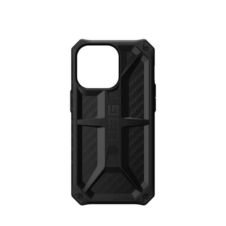 UAG iPhone 13 Pro Monarch Cover, Carbon Fiber i gruppen SMARTPHONES & TABLETS / Mobil Beskyttelse / Apple / iPhone 13 Pro Max / Cover hos TP E-commerce Nordic AB (C14450)