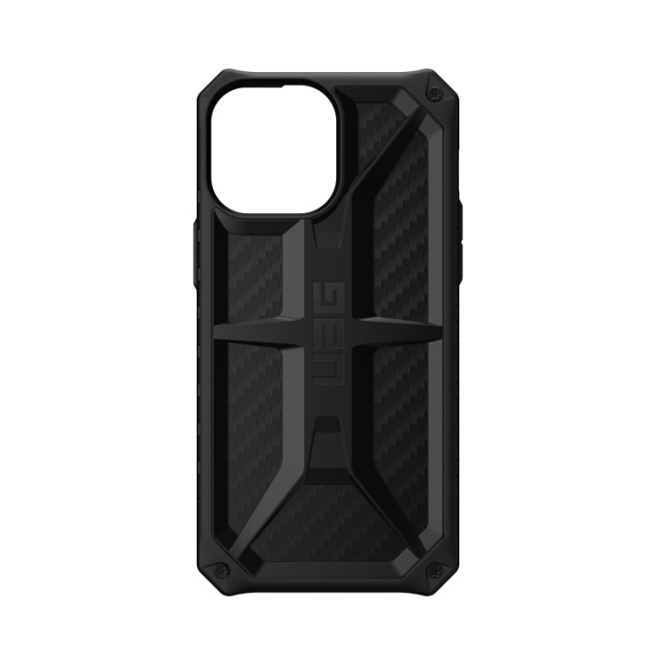 UAG iPhone 13 Pro Max Monarch Cover, Carbon Fiber i gruppen SMARTPHONES & TABLETS / Mobil Beskyttelse / Apple / iPhone 13 Pro Max / Cover hos TP E-commerce Nordic AB (C14469)