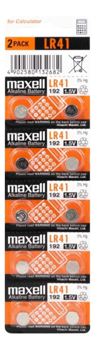 Maxell LR41 10-pack i gruppen HJEMMEELEKTRONIK / Batterier og opladere / Batterier / Knapcelle hos TP E-commerce Nordic AB (C14528)