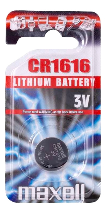 Maxell Lithium CR1616 1p i gruppen HJEMMEELEKTRONIK / Batterier og opladere / Batterier / Knapcelle hos TP E-commerce Nordic AB (C14530)