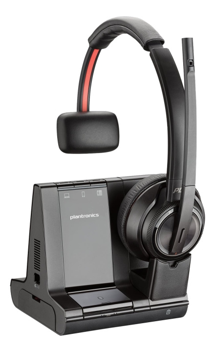 Poly, Savi, W8210-MS, Mono, W. stand i gruppen COMPUTERTILBEHØR / Computer Tilbehør / Headset hos TP E-commerce Nordic AB (C14570)