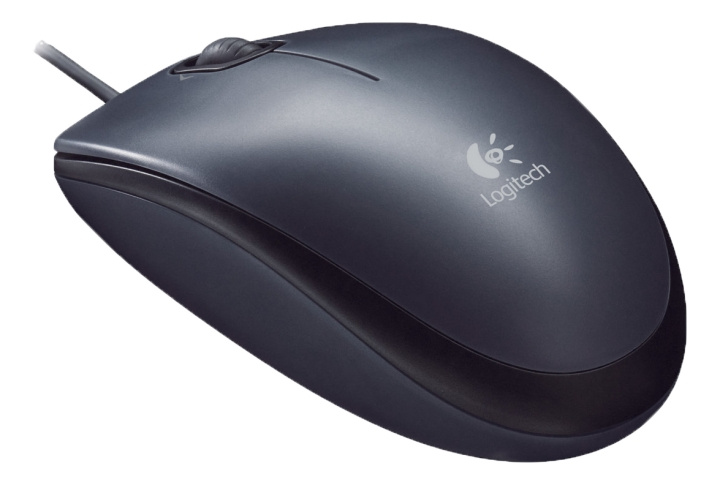 Logitech M90 optical corded USB mouse black i gruppen COMPUTERTILBEHØR / Mus og tastatur / Mus / Med ledning hos TP E-commerce Nordic AB (C14593)