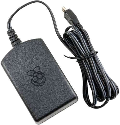 Raspberry Pi official power supply, micro USB, 5.1 V, 2.5 A, EU plug i gruppen COMPUTERTILBEHØR / Computerkomponenter / Raspberry Pi hos TP E-commerce Nordic AB (C14656)