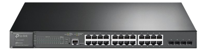 TP-Link JetStream™ 28-Port Gigabit L2+ Managed Switch with 24-Port PoE i gruppen COMPUTERTILBEHØR / Netværk / Switches hos TP E-commerce Nordic AB (C14706)