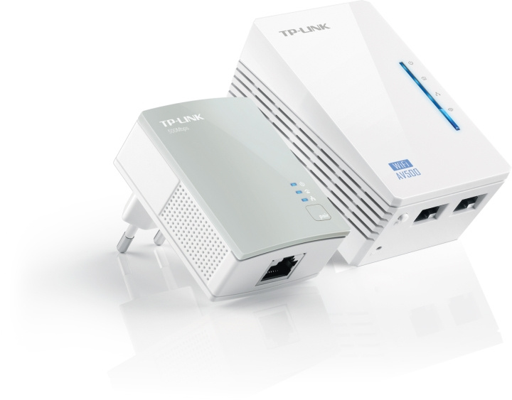 TP-LINK AV500 WiFi Powerline Extender Starter Kit, to enheder, 500Mbps i gruppen COMPUTERTILBEHØR / Netværk / WiFi forlængere hos TP E-commerce Nordic AB (C14718)