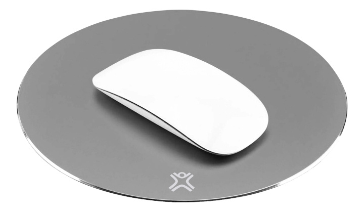 ROUND ALUMINUM MOUSE PADS - Space Grey i gruppen COMPUTERTILBEHØR / Mus og tastatur / Musemåtter hos TP E-commerce Nordic AB (C14734)