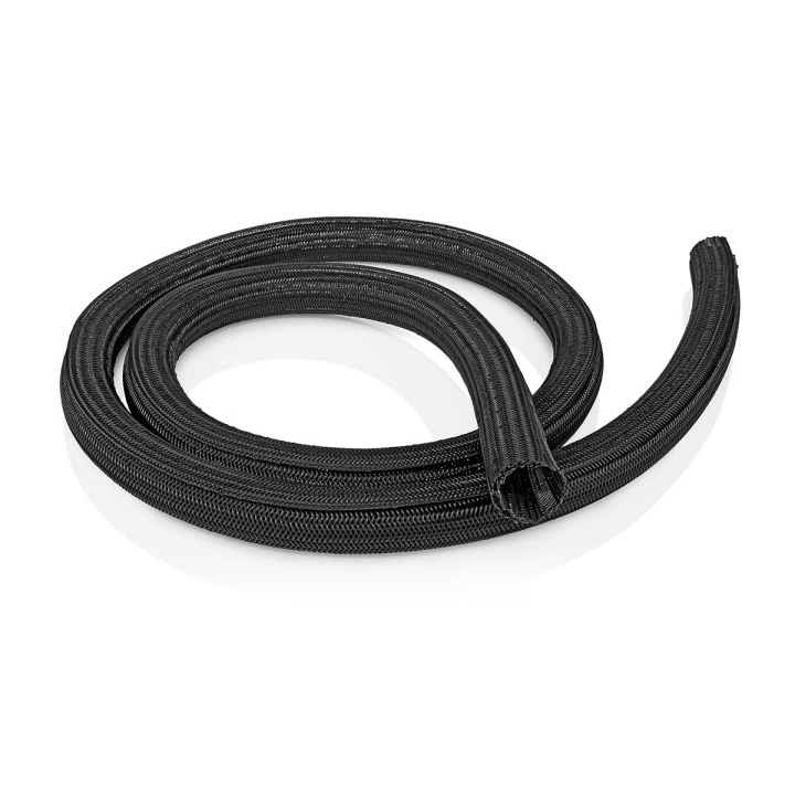 Nedis Kabel Management | Ærme | 1 stk. | Maksimal tykkelse på kabel: 30 mm | Nylon | Sort i gruppen HJEM, HUS & HAVE / Elektricitet & Belysning / El-installation / Tilbehør hos TP E-commerce Nordic AB (C14751)