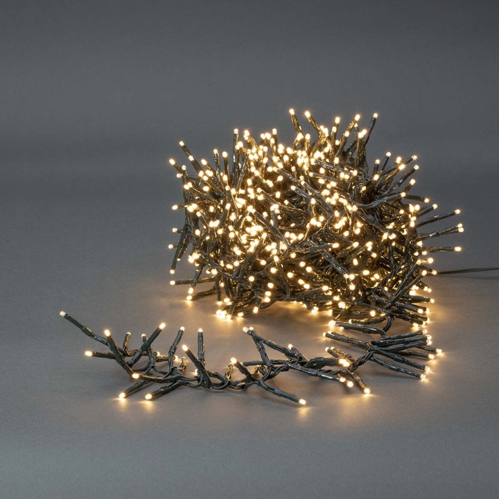 Nedis Julebelysning | Klynge | 576 LED\'s | Varm Hvid | 4.20 m | Lyseffekter: 7 | Indendørs eller udendørs | Strømforsyning i gruppen HJEMMEELEKTRONIK / Lys / LED-kæder hos TP E-commerce Nordic AB (C14795)
