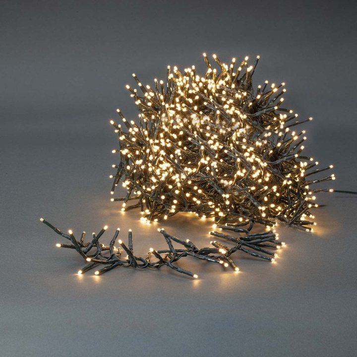 Nedis Julebelysning | Klynge | 1512 LED\'s | Varm Hvid | 11.00 m | Lyseffekter: 7 | Indendørs eller udendørs | Strømforsyning i gruppen HJEMMEELEKTRONIK / Lys / LED-kæder hos TP E-commerce Nordic AB (C14797)