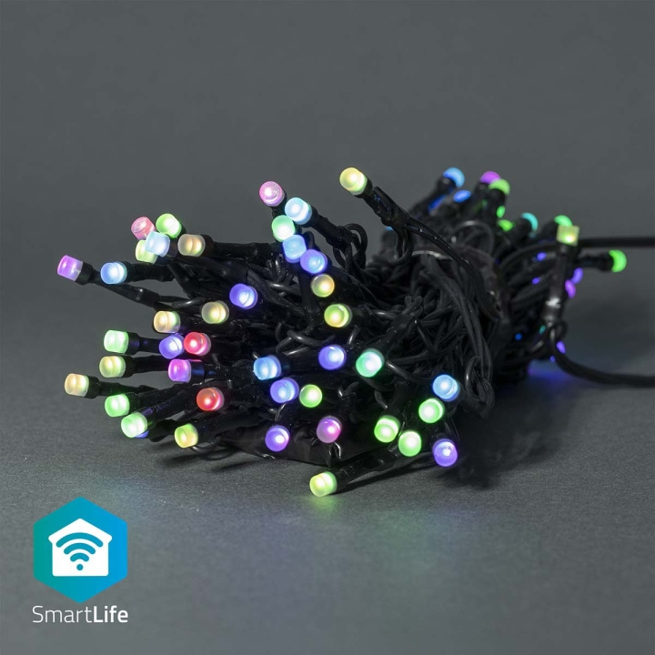 Nedis SmartLife jluelys | Snor | Wi-Fi | RGB | 42 LED\'s | 5.00 m | Android™ / IOS i gruppen HJEM, HUS & HAVE / Smart hjem / Smart belysning hos TP E-commerce Nordic AB (C14826)