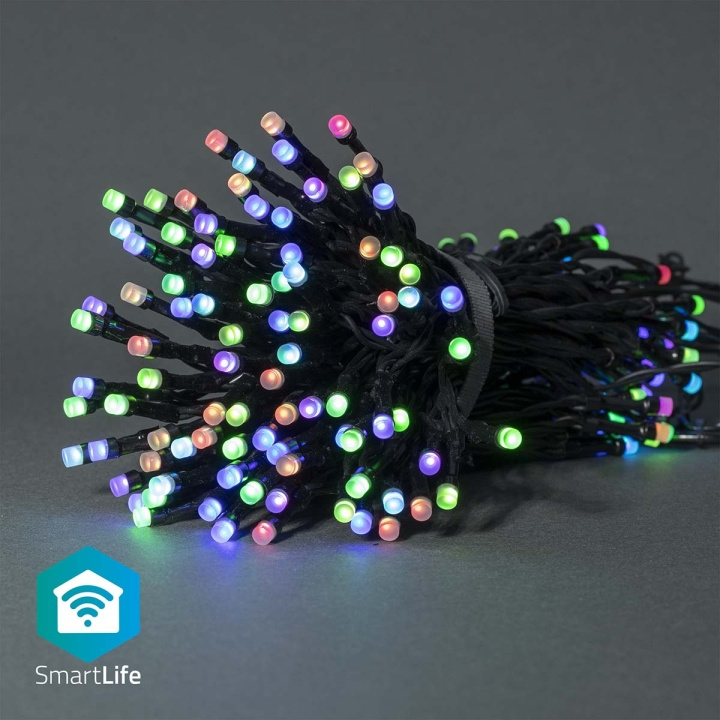 Nedis SmartLife jluelys | Snor | Wi-Fi | RGB | 84 LED\'s | 10.0 m | Android™ / IOS i gruppen HJEM, HUS & HAVE / Smart hjem / Smart belysning hos TP E-commerce Nordic AB (C14827)