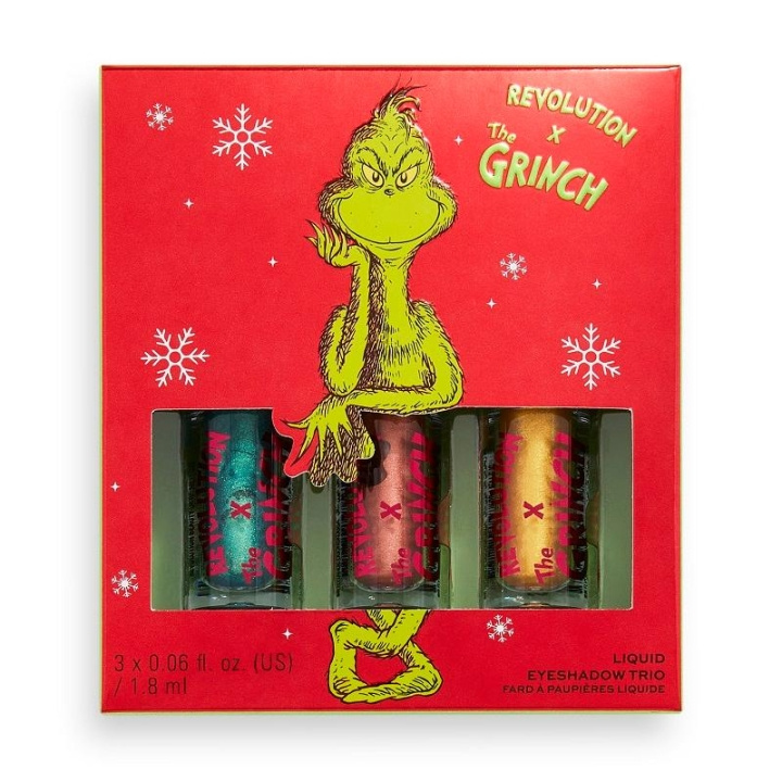 Makeup Revolution x The Grinch Don\'t Give a Grinch Liquid Eyeshadow Set i gruppen SKØNHED & HELSE / Makeup / Øjne og øjenbryn / Øjenskygge hos TP E-commerce Nordic AB (C14892)