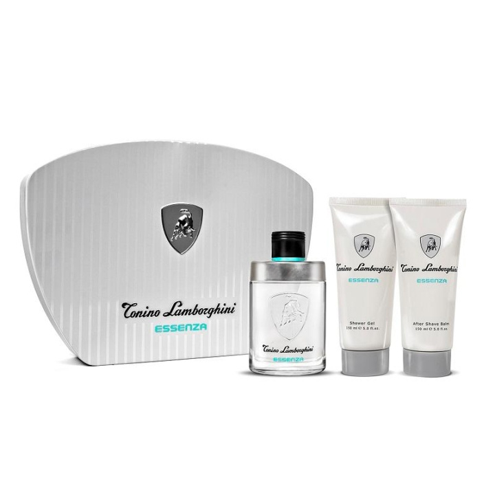 Giftset Lamborghini Essenza Edt 125ml + Aftershave Balm 150ml + Shower Gel 150ml i gruppen SKØNHED & HELSE / Gaveæske / Gaveæske til ham hos TP E-commerce Nordic AB (C14927)