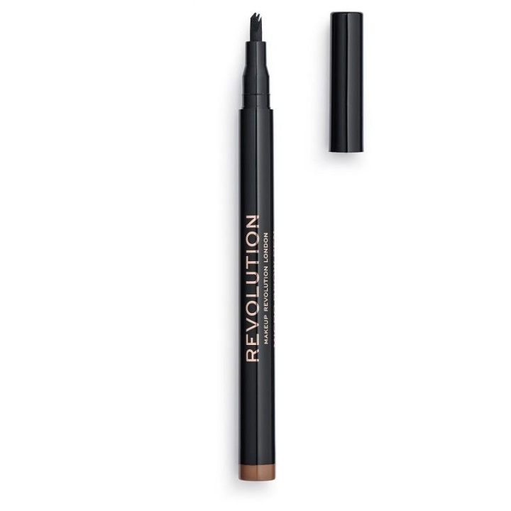 Makeup Revolution Micro Brow Pen - Light Brown i gruppen SKØNHED & HELSE / Makeup / Øjne og øjenbryn / Øjenbryn pen hos TP E-commerce Nordic AB (C14963)