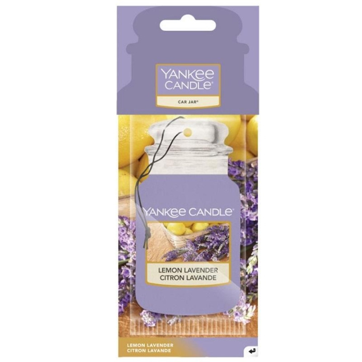 Yankee Candle Car Jar Air Freshener Lemon Lavender i gruppen SKØNHED & HELSE / Duft & Parfume / Øvrig duft / Duftlys hos TP E-commerce Nordic AB (C14984)