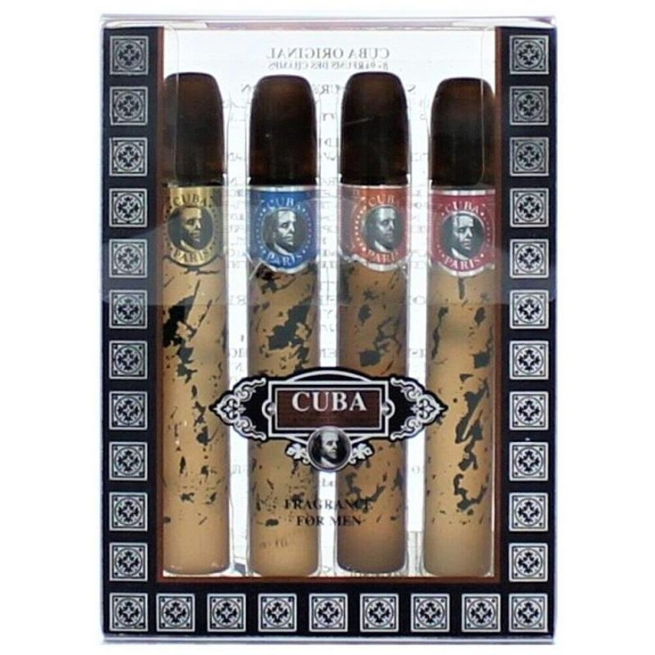 Giftset Cuba Paris Cuba Miniatures 4 x 5 ml i gruppen SKØNHED & HELSE / Duft & Parfume / Parfume / Parfume til ham hos TP E-commerce Nordic AB (C15041)