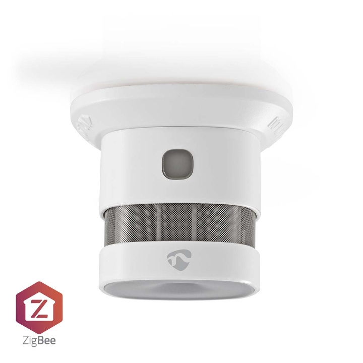 Nedis SmartLife Røgalarm | Zigbee 3.0 | Batteri | Sensorlevetid: 10 År | EN 14604 | Maks. batteritid: 60 Måned | 85 dB | Hvid | 1 stk i gruppen HJEM, HUS & HAVE / Alarm, Sikkerhed & Overvågning / Brand, røg, gas / Røgalarmer hos TP E-commerce Nordic AB (C15073)