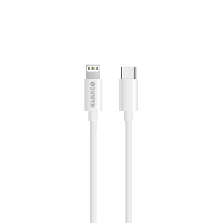 Champion Ladd&Synk kabel USB-C till Lig i gruppen SMARTPHONES & TABLETS / Opladere og kabler / Kabler / Kabler Lightning hos TP E-commerce Nordic AB (C15249)