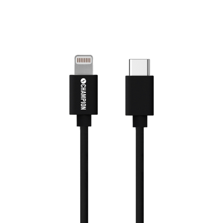 Champion Ladd&Synk kabel USB-C till Lig i gruppen SMARTPHONES & TABLETS / Opladere og kabler / Kabler / Kabler Lightning hos TP E-commerce Nordic AB (C15250)