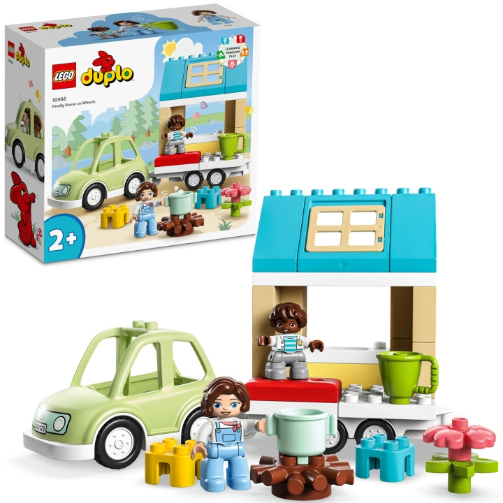 LEGO DUPLO Familjehus På Hjul 10986 i gruppen LEGETØJ, BØRN & BABY / Legetøj / Bygge legesager / Lego hos TP E-commerce Nordic AB (C15294)