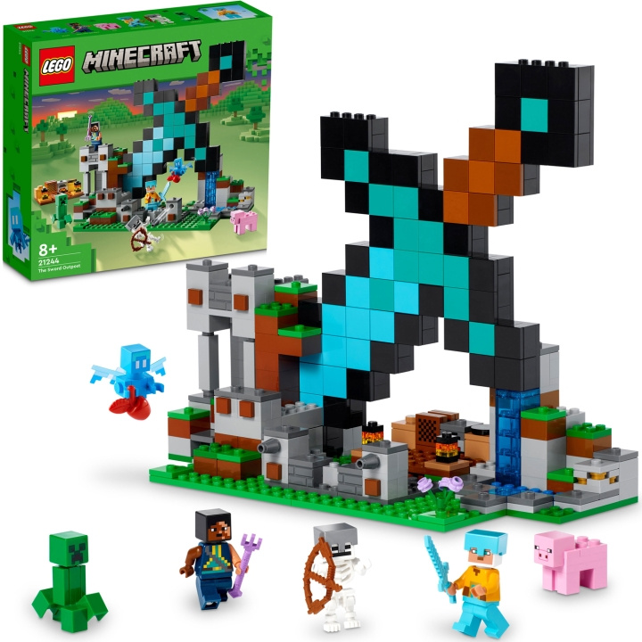 LEGO Minecraft Svärdsutposten 21244 i gruppen LEGETØJ, BØRN & BABY / Legetøj / Bygge legesager / Lego hos TP E-commerce Nordic AB (C15316)