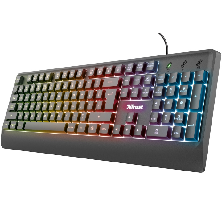 Trust Ziva Gaming keyboard LED Nordi i gruppen COMPUTERTILBEHØR / GAMING / Tastatur hos TP E-commerce Nordic AB (C15322)