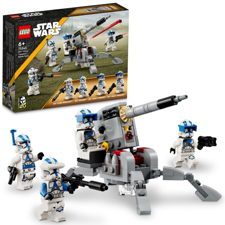 LEGO 501st Clone Troopers Battle Pack 75345 i gruppen LEGETØJ, BØRN & BABY / Legetøj / Bygge legesager / Lego hos TP E-commerce Nordic AB (C15407)