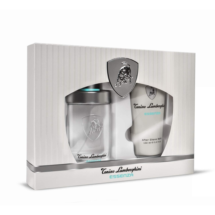 Giftset Lamborghini Essenza Edt 75ml + After Shave Balm 150ml i gruppen SKØNHED & HELSE / Duft & Parfume / Parfume / Parfume til ham hos TP E-commerce Nordic AB (C15464)