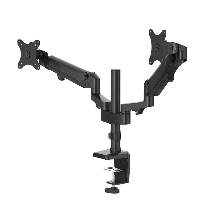 Hama Monitor Holder Performer Twin Black i gruppen COMPUTERTILBEHØR / Monitor / Monitor arme og beslag hos TP E-commerce Nordic AB (C15476)