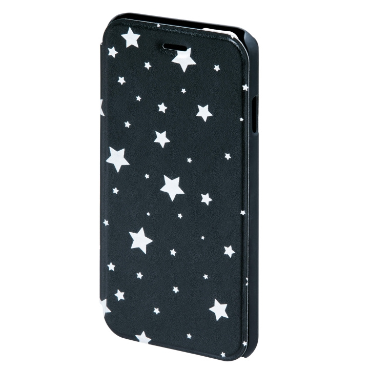 Hama Plånboksväska DesignLine iPhone 6/7/8/SE Star Glow Black i gruppen SMARTPHONES & TABLETS / Mobil Beskyttelse / Apple / iPhone 6/6S hos TP E-commerce Nordic AB (C15485)