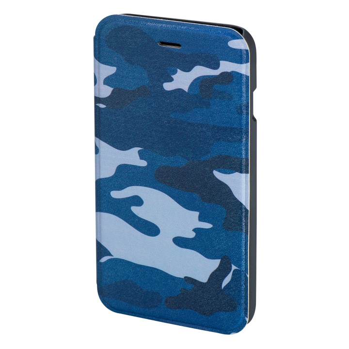 Hama Plånboksväska DesignLine iPhone6/6S Camo Blå i gruppen SMARTPHONES & TABLETS / Mobil Beskyttelse / Apple / iPhone 6/6S hos TP E-commerce Nordic AB (C15492)