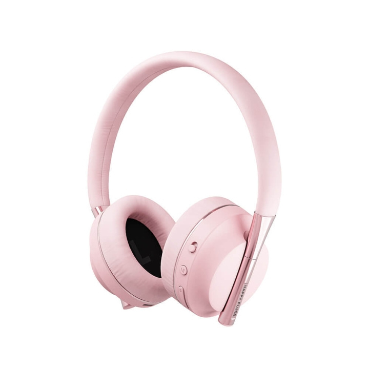 Happy Plugs Play Høretelefoner Over-Ear 85dB Trådløse Rosa/Guld i gruppen HJEMMEELEKTRONIK / Lyd & billede / Hovedtelefoner & Tilbehør / Hovedtelefoner hos TP E-commerce Nordic AB (C15586)