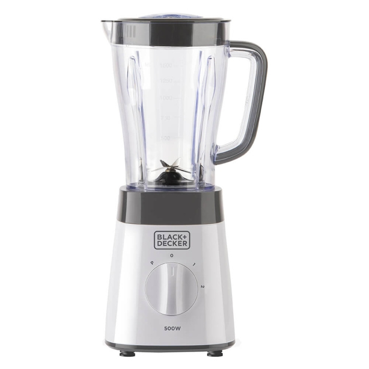 BLACK+DECKER Kandeblender 500W Hvid i gruppen HJEM, HUS & HAVE / Husholdningsapparater / Foodprocessor og køkkenassistenter / Mixer & Blender hos TP E-commerce Nordic AB (C15603)