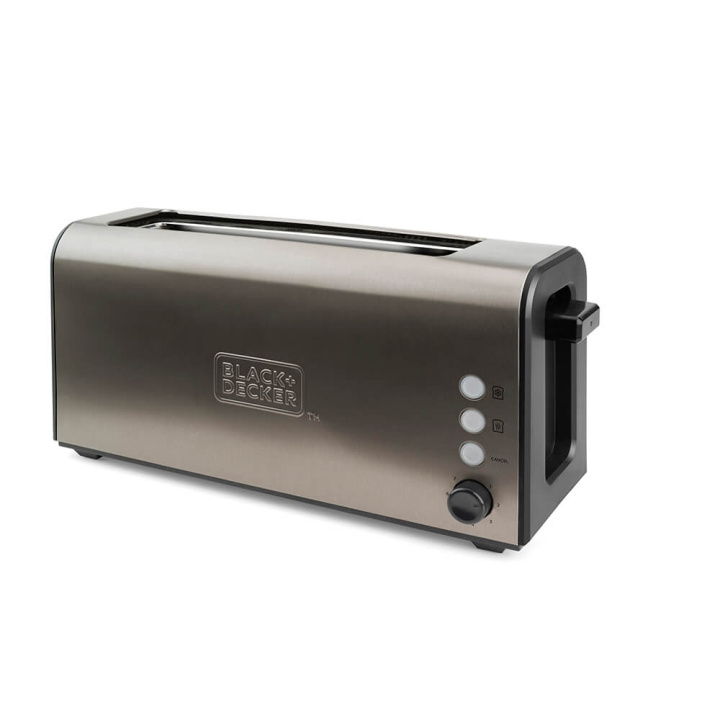 BLACK+DECKER Brødrister med Langt Rum, Borstad i gruppen HJEM, HUS & HAVE / Husholdningsapparater / Brødristere & Sandwich Makers / Brødristere hos TP E-commerce Nordic AB (C15606)