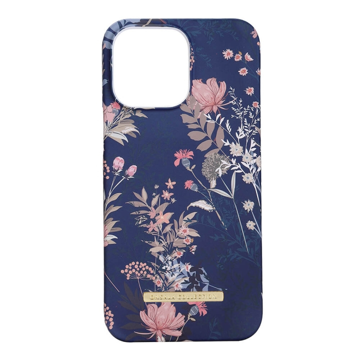 Onsala Wallet iPhone 14 Pro Max Dark Flower i gruppen SMARTPHONES & TABLETS / Mobil Beskyttelse / Apple / iPhone 14 hos TP E-commerce Nordic AB (C15665)
