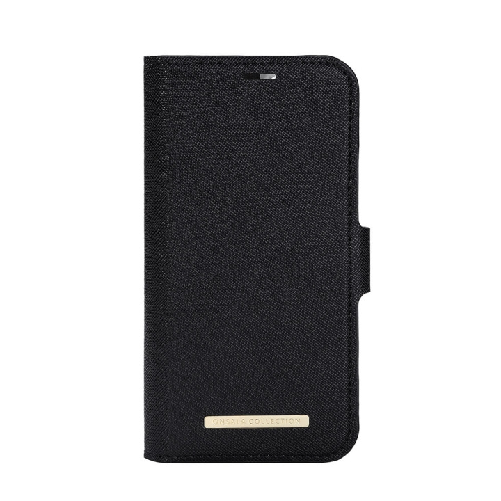 Onsala Wallet Eco Midnight Black iPhone 13/14/15 i gruppen SMARTPHONES & TABLETS / Mobil Beskyttelse / Apple / iPhone 14 hos TP E-commerce Nordic AB (C15666)