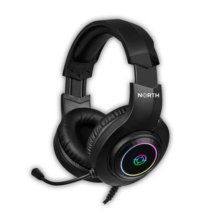 North Gaming-Headset H100 RGB i gruppen COMPUTERTILBEHØR / GAMING / Headset hos TP E-commerce Nordic AB (C15681)