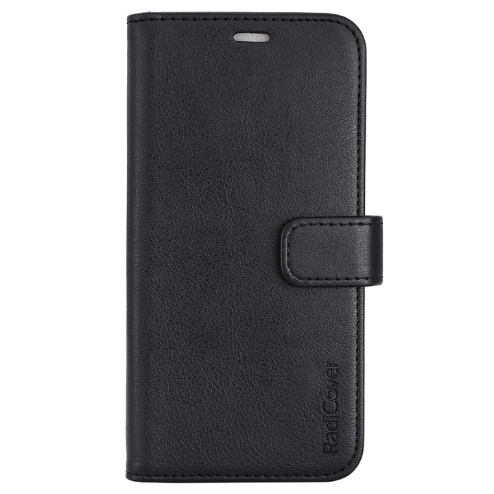 RADICOVER Strålingsbeskyttet Flipcover Sort - iPhone 13/14 i gruppen SMARTPHONES & TABLETS / Mobil Beskyttelse / Apple / iPhone 14 hos TP E-commerce Nordic AB (C15688)