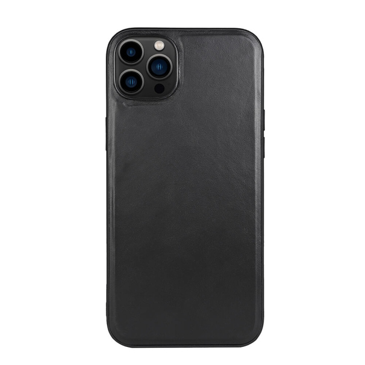 Buffalo Cover Læder MagSeries Sort - iPhone 14 Plus i gruppen SMARTPHONES & TABLETS / Mobil Beskyttelse / Apple / iPhone 14 hos TP E-commerce Nordic AB (C15698)