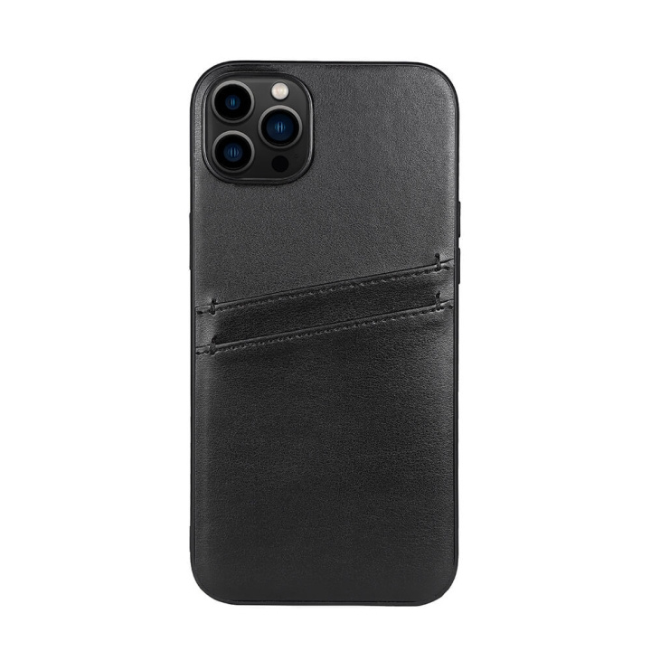 Buffalo Cover PU Sort - iPhone 14 Plus i gruppen SMARTPHONES & TABLETS / Mobil Beskyttelse / Apple / iPhone 14 hos TP E-commerce Nordic AB (C15702)